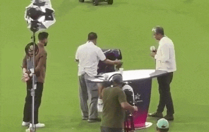 Vaibhav Sooryavanshi Touched Sunil Gavaskar Feet; Gavaskar Reveals 3-Word Message IPL 2026 Video