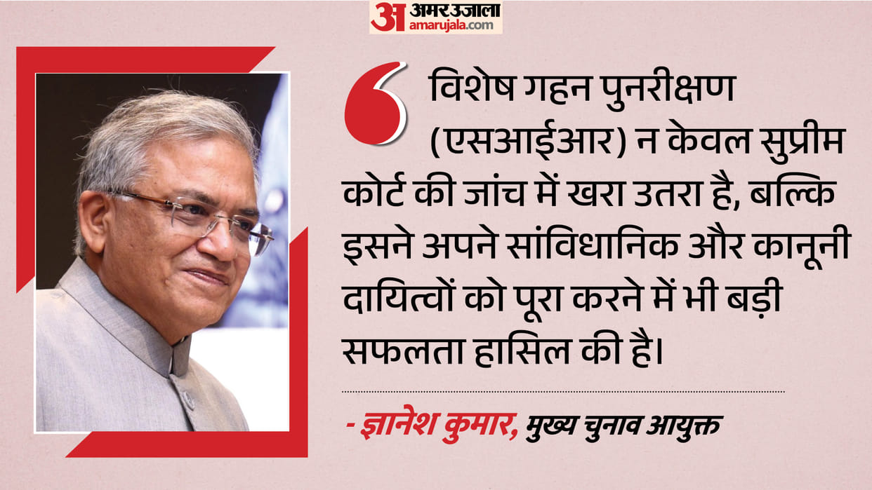 Chief Election Commissioner gyanesh kumar on sir voter list