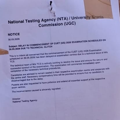 CUET-UG 2026 परीक्षा व्यवस्था लड़खड़ाई