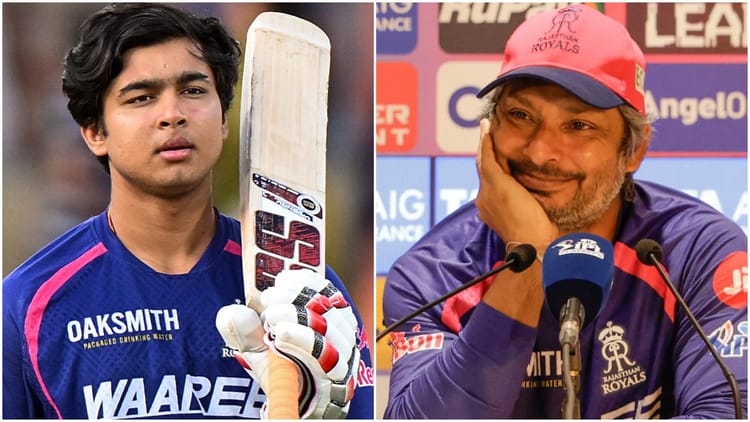 Ipl 2026:क्या अंतरराष्ट्रीय स्तर के लिए तैयार हैं वैभव सूर्यवंशी? कोच संगकारा ने 15 साल के बैटर के लिए कहा ये