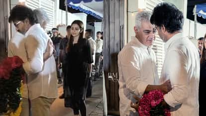 Vijay And Trisha Krishnan Visit Ajith Kumars Home As Actor Mourns Loss Of His Mother Mohini Mani
