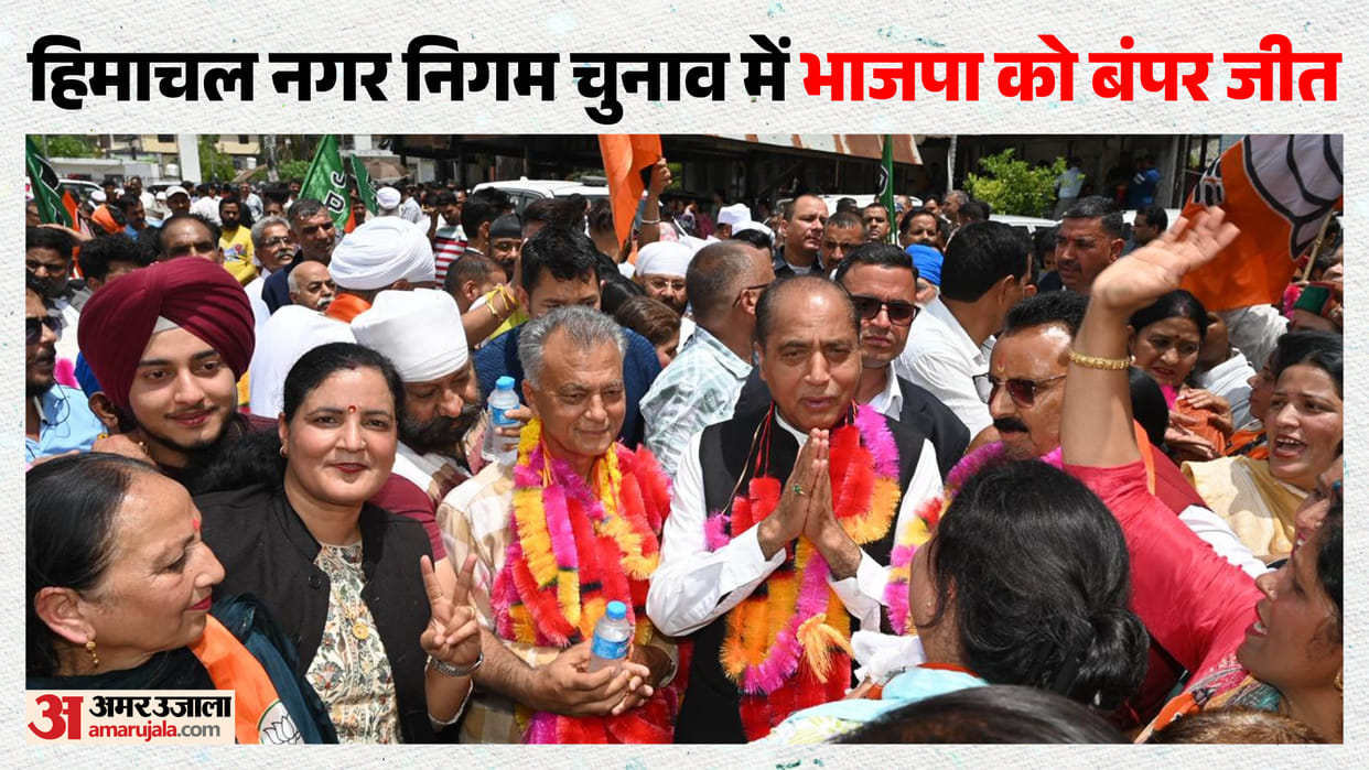 Himachal MC Election Results BJP Triumphs in Mandi Solan and Dharamshala Palampur Goes to Congress