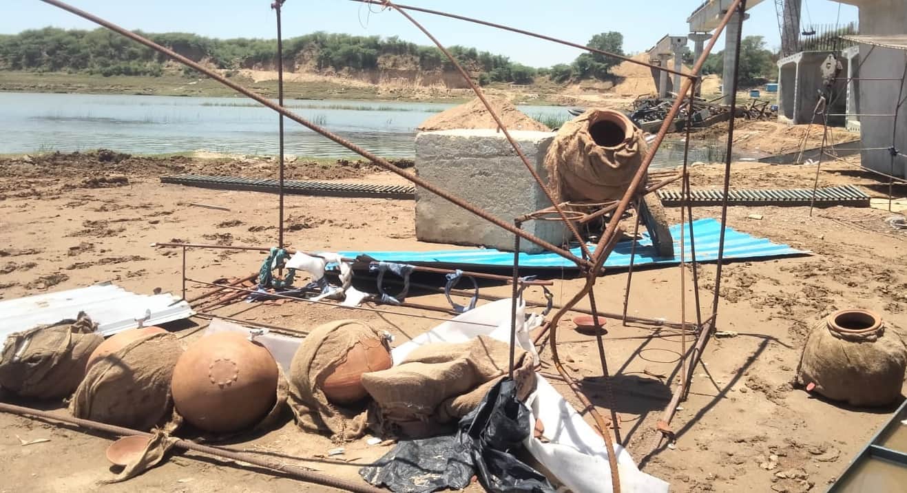 Hamirpur bridge collapse Sand, substandard cement, and broken pillars have raised questions