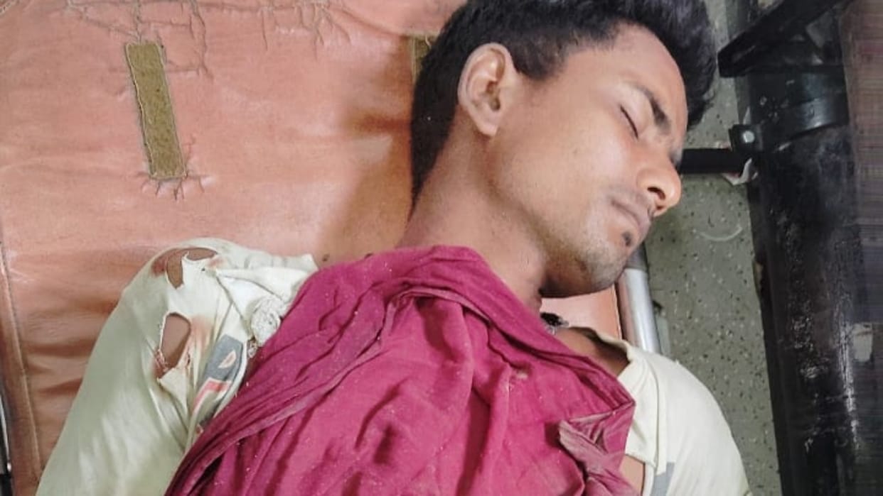 Leopard Attacks Youth in Lakhimpur kheri