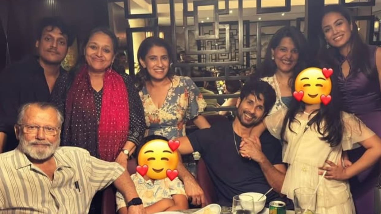 Shahid Kapoor Father And Actor Pankaj Kapur Birthday Celebrations With family Daughter Share Unseen Pictures