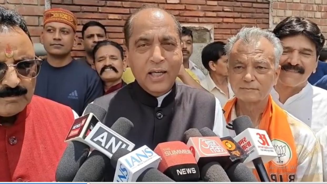 Jairam Thakur said Mandi people delivered a resounding reply to Congress by once again granting their mandate