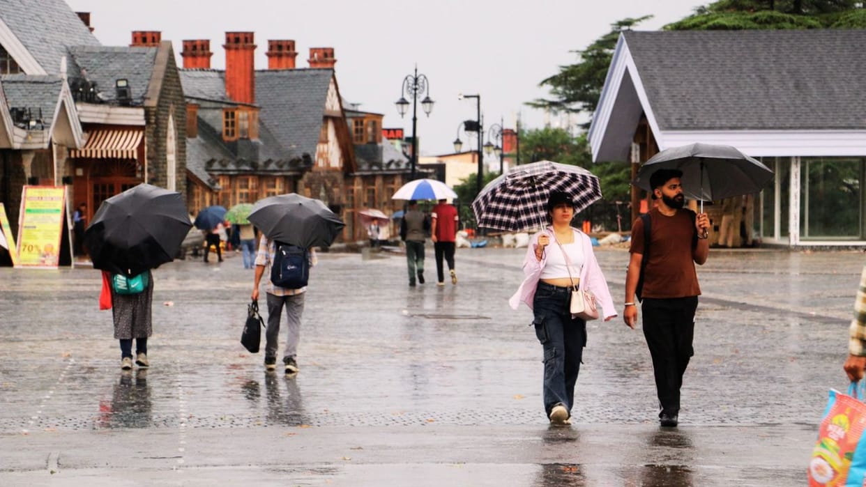 Himachal Weather Yellow Alert Issued for Rain and Gusty Winds in 10 Districts Today