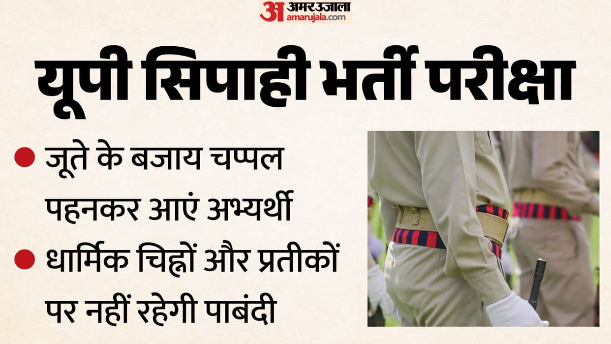 UP: Kalava (sacred thread) will not be allowed in the constable recruitment exam, Mangalsutra will be banne