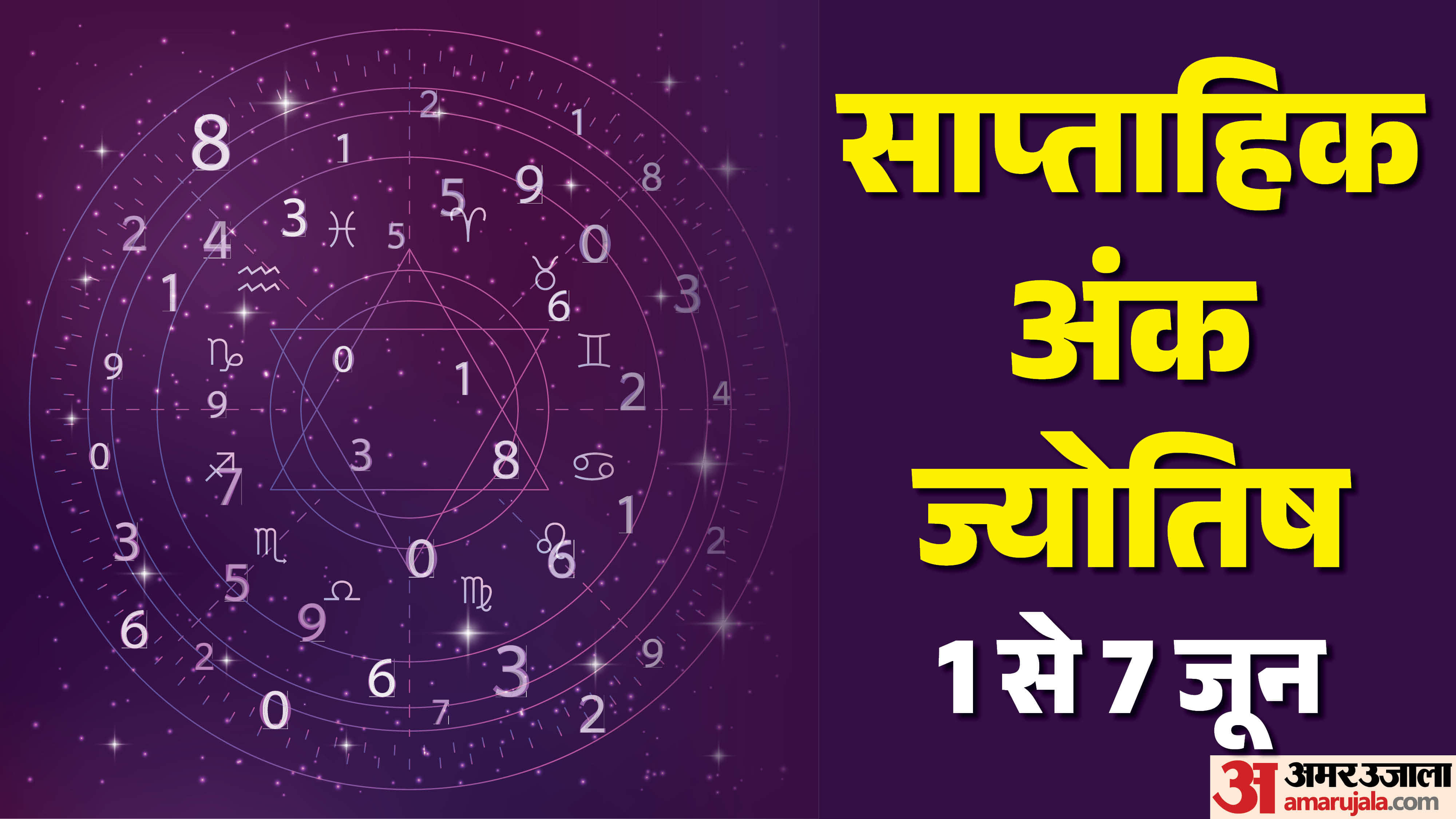 Saptahik Ank jyotishfal 01–07 June 2026 moolank 1 to 9 Predictions for Growth Strength Career Finance