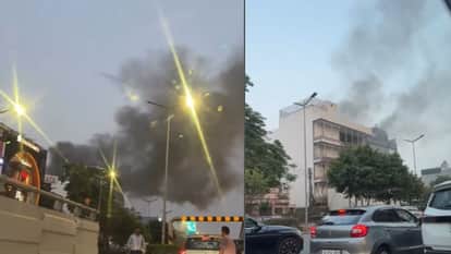 Fire broke out on second and third floors of building in A-Block Golf Course Road in Gurugram