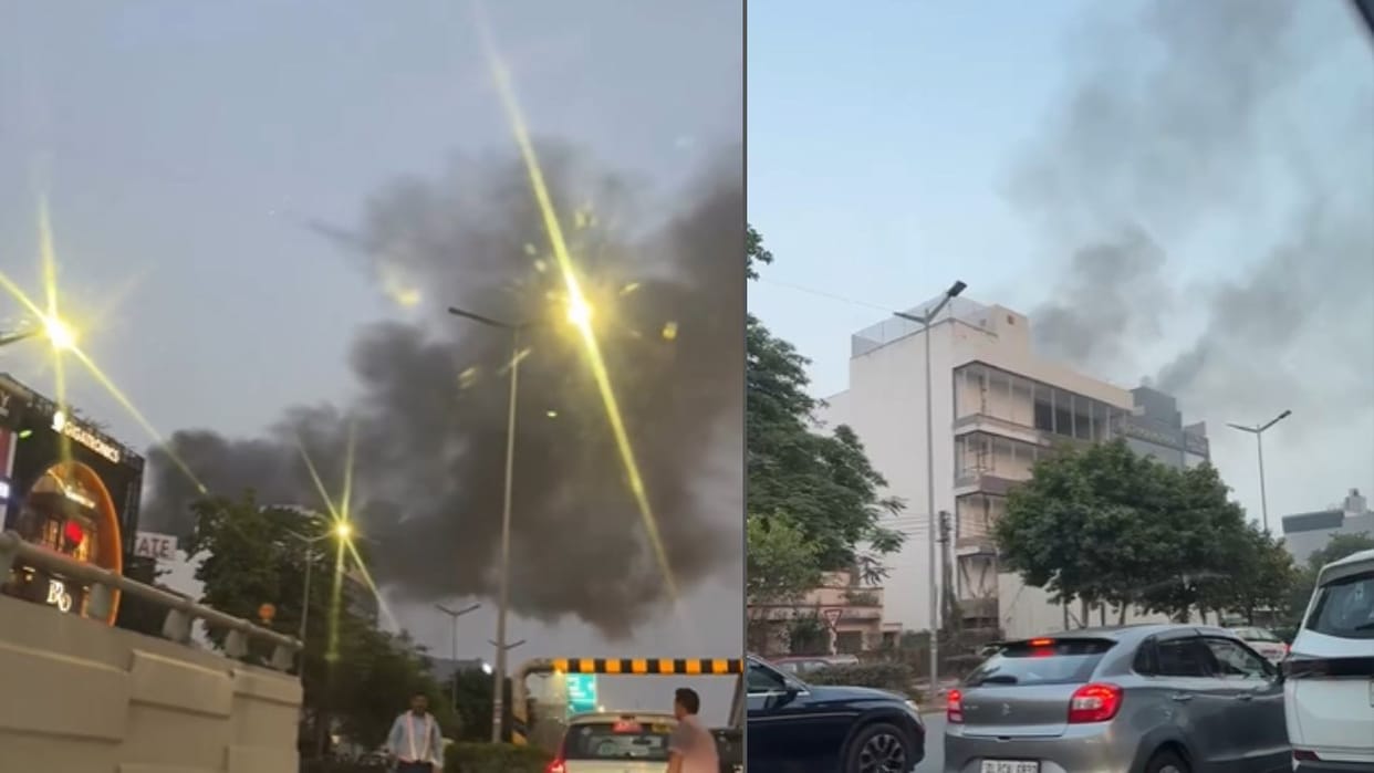 Fire broke out on second and third floors of building in A-Block Golf Course Road in Gurugram