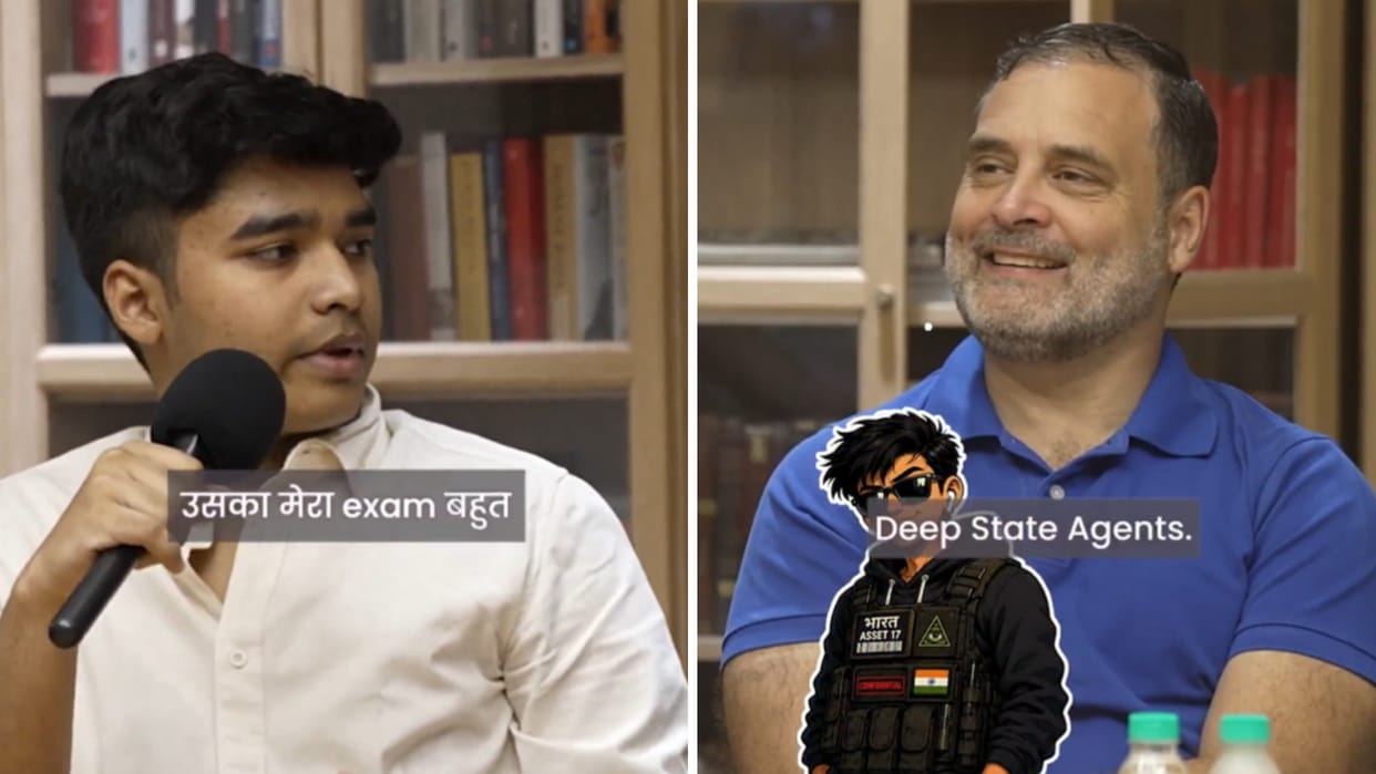 congress leader rahul gandhi meet cbse 12th students osm system deep state agent remark