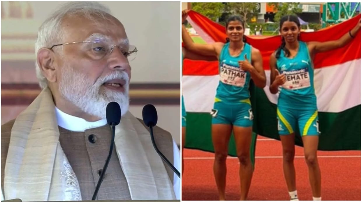 PM Modi Congratulates Indian Team After 19-Medal Haul at Asian U20 Athletics Championships