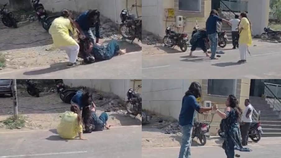 Wife Catches Husband With Girlfriend Dramatic Street Brawl Erupts in Agra
