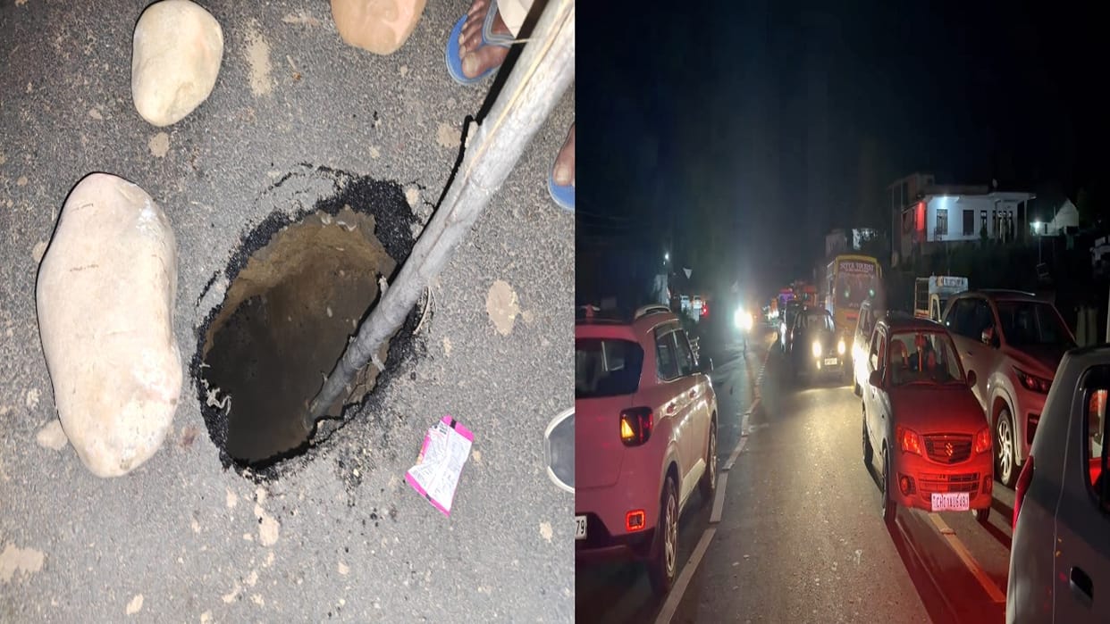 Four Accidents Caused by 10 Foot Deep Pit on Four Lane Highway; Locals Stage Road Blockade; FIR Against NHAI