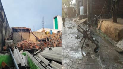 Heavy storm, rain and hailstorm in Hathras