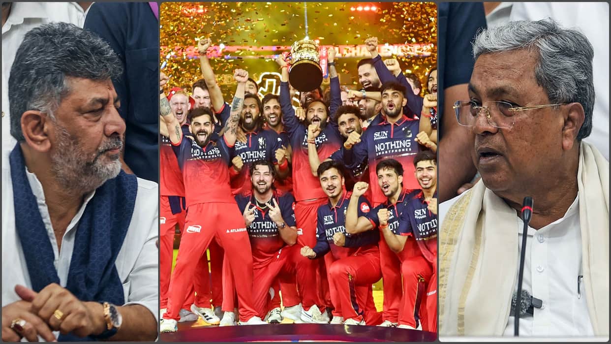Karnataka CM-elect Shivakumar, outgoing CM Siddaramaiah congratulate RCB on IPL victory