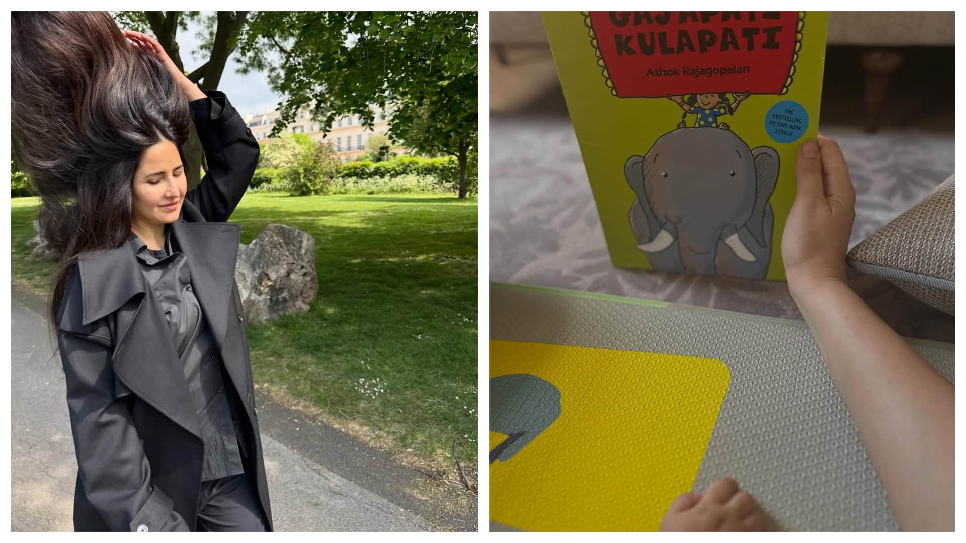 Katrina Kaif drops UNSEEN PICS from Vicky Kaushal son Vihaan reads Gajapati Kulapati