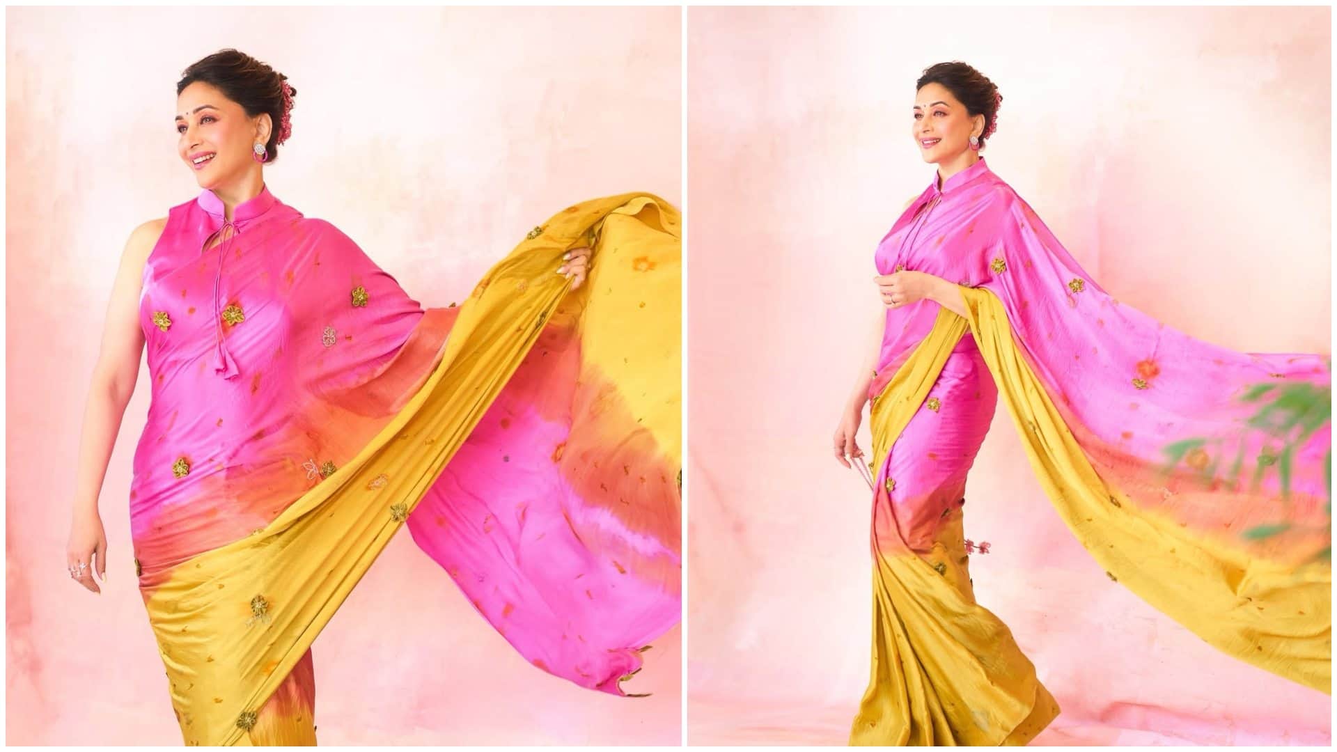 Summer Saree Styling Tips Inspired By Madhuri Dixit Summer Saree Looks