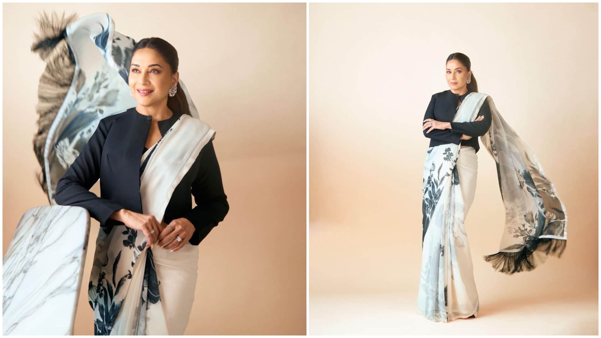 Summer Saree Styling Tips Inspired By Madhuri Dixit Summer Saree Looks