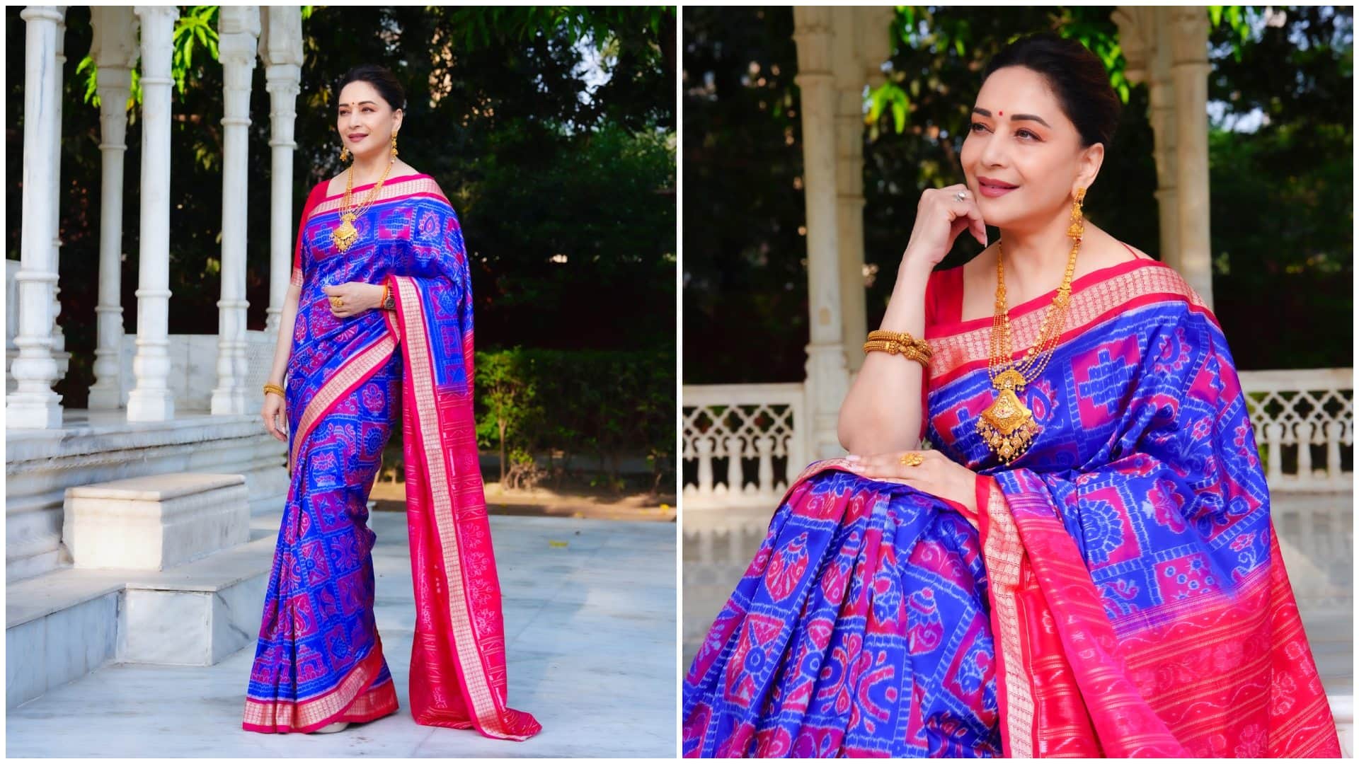 Summer Saree Styling Tips Inspired By Madhuri Dixit Summer Saree Looks