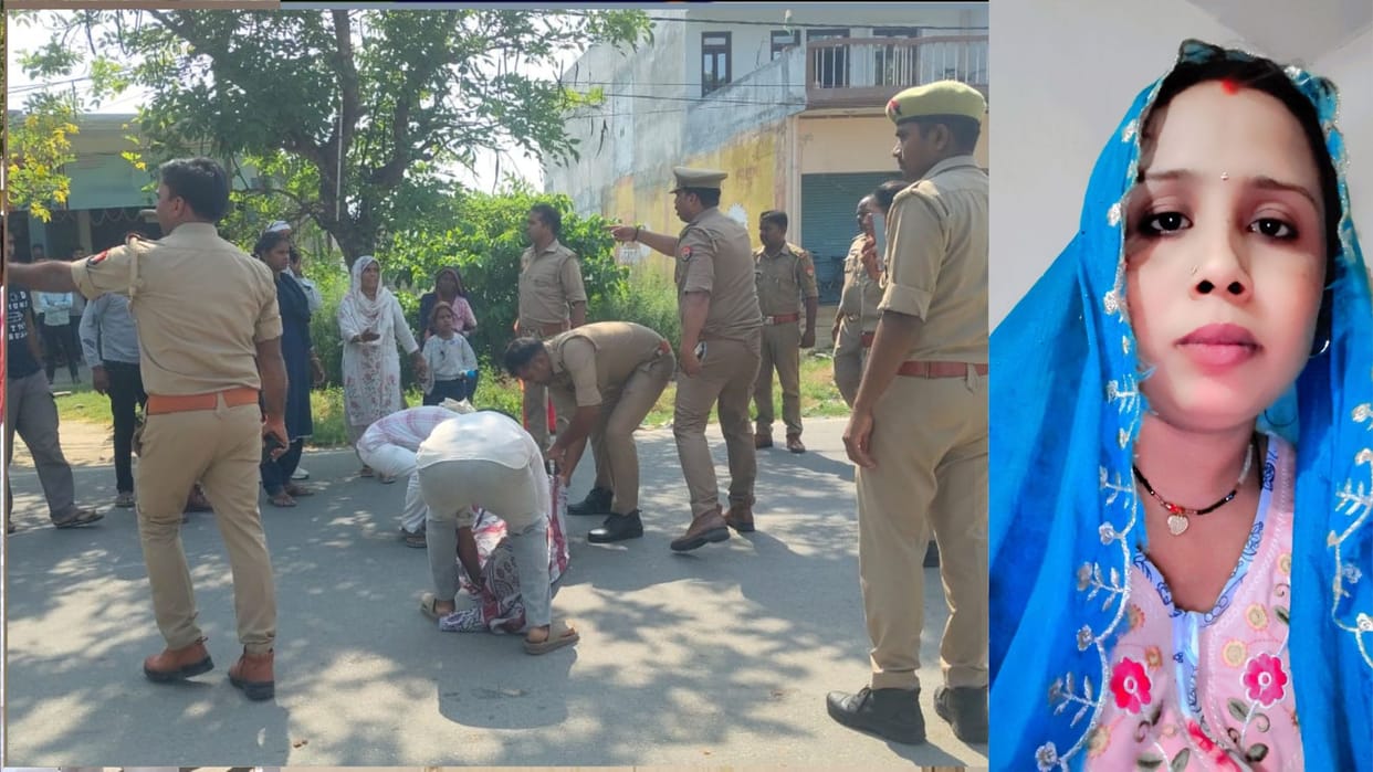 A pregnant woman died after an operation at a private hospital in Maharajganj, and her family created a ruckus