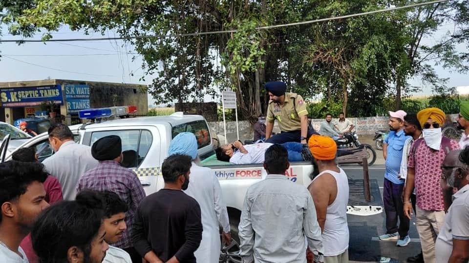 Accident on Ludhiana Bathinda Highway Four, Injured