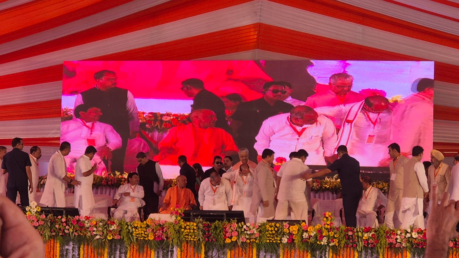 CM Yogi Adityanath Visits Bijnor, Highlights Cow Protection, Law and Order and Welfare Schemes