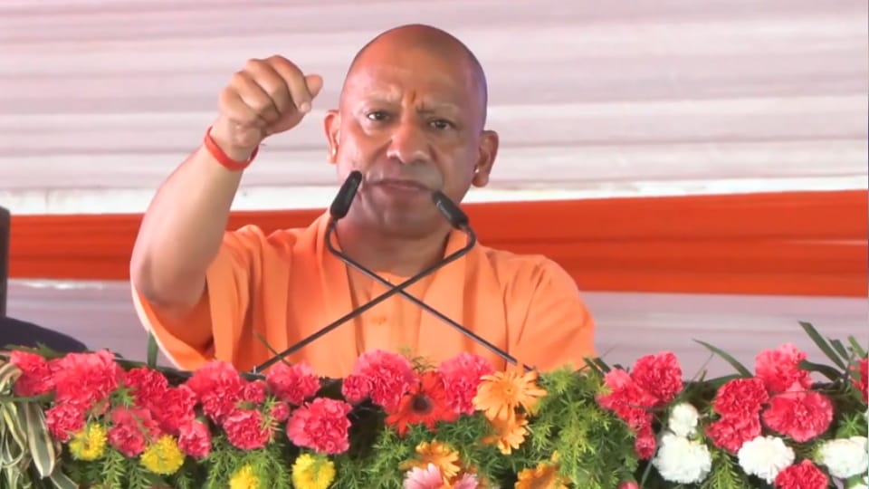 CM Yogi Adityanath Visits Bijnor, Highlights Cow Protection, Law and Order and Welfare Schemes