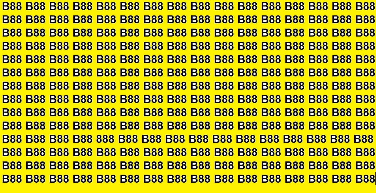Optical Illusions: There is 888 in This Optical Illusion Can You Find in 15 seconds