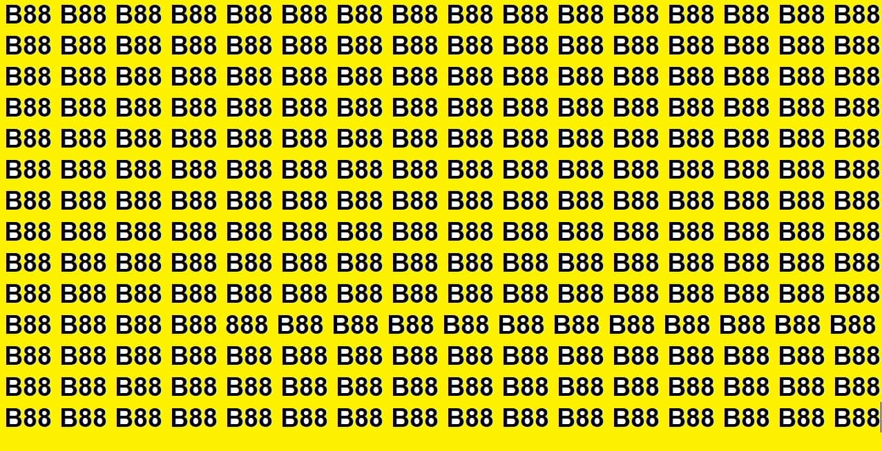 Optical Illusions: There is 888 in This Optical Illusion Can You Find in 15 seconds