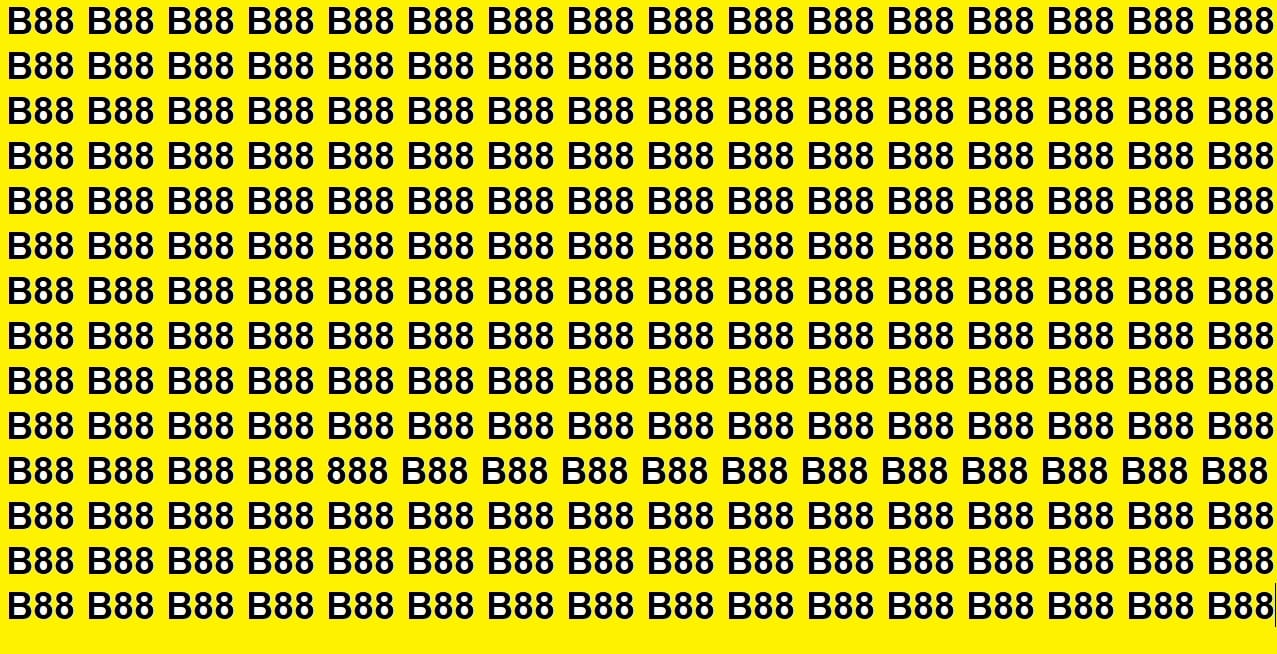 Optical Illusions: There is 888 in This Optical Illusion Can You Find in 15 seconds