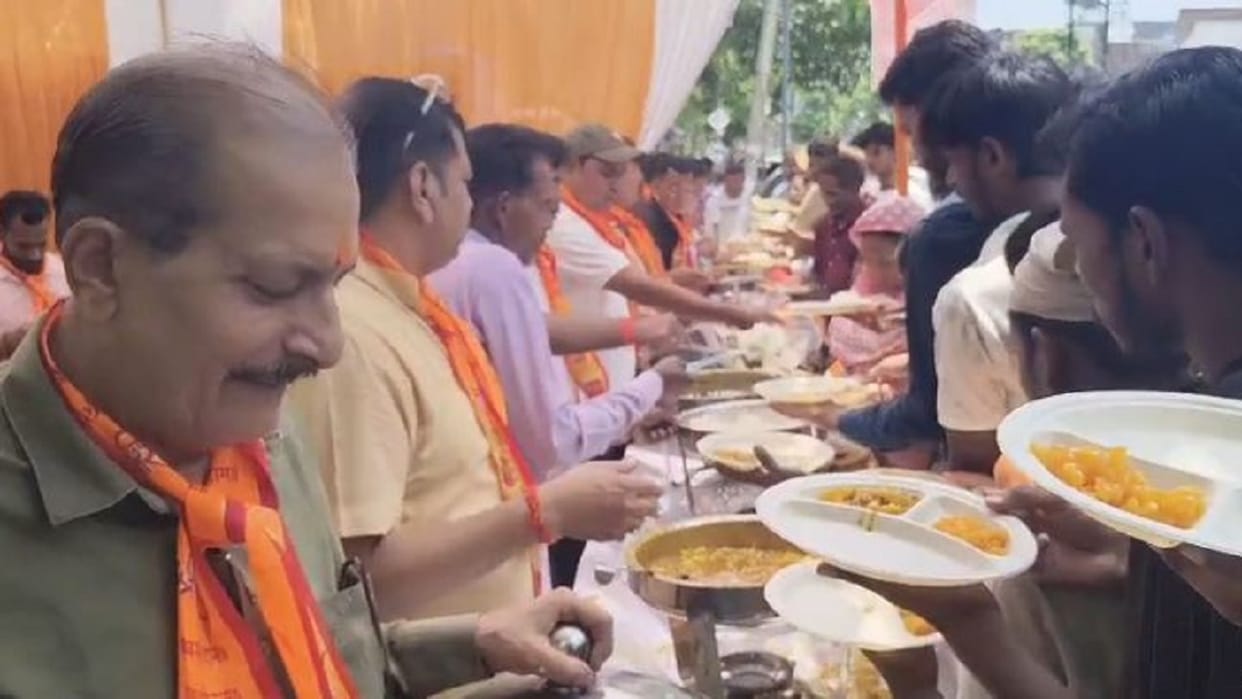Devotees thronged Hanuman temples on the fifth Tuesday of the month of Jyeshtha