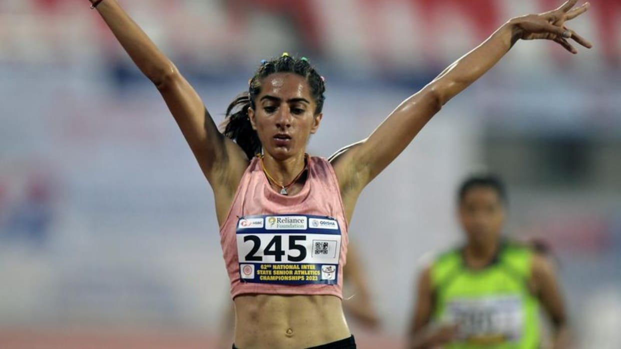 national record holder and National Games silver medallist K M Deeksha has failed a dope test