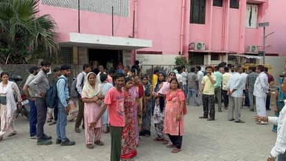 Contract lineman electrocuted to death falls from pole on the road in Pilibhit