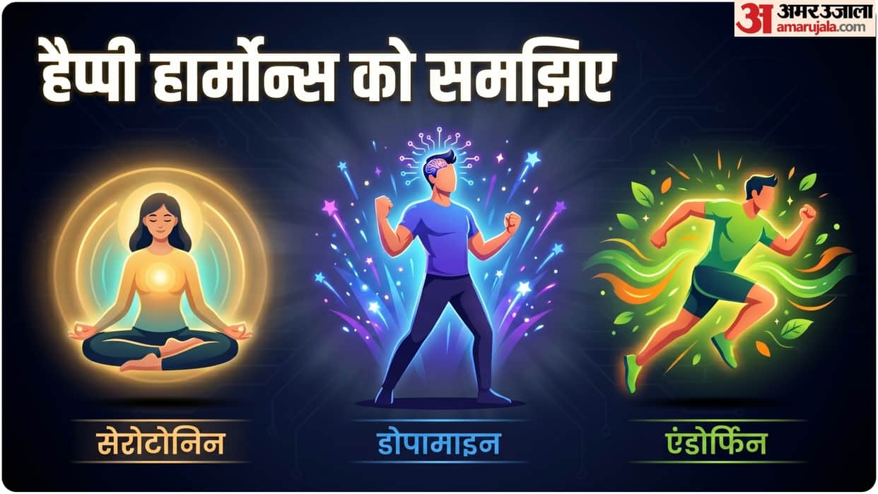 happy hormones kaise badhaye serotonin dopamine and endorphins work and difference