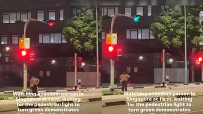 Indian Woman Praises Singapore's Civic Sense As Pedestrian Waits For Green Signal At 1 AM