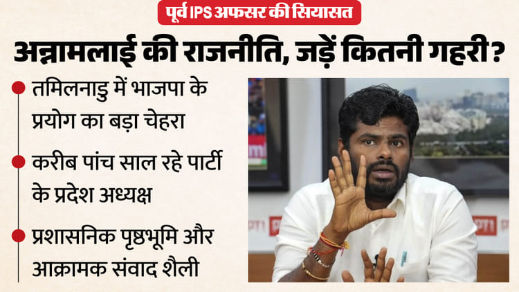 कौन हैं पूर्व IPS अफसर अन्नामलाई?: BJP से राहें जुदा होने के बाद क्या रणनीति अपनाएंगे, तमिलनाडु में कितना असर?