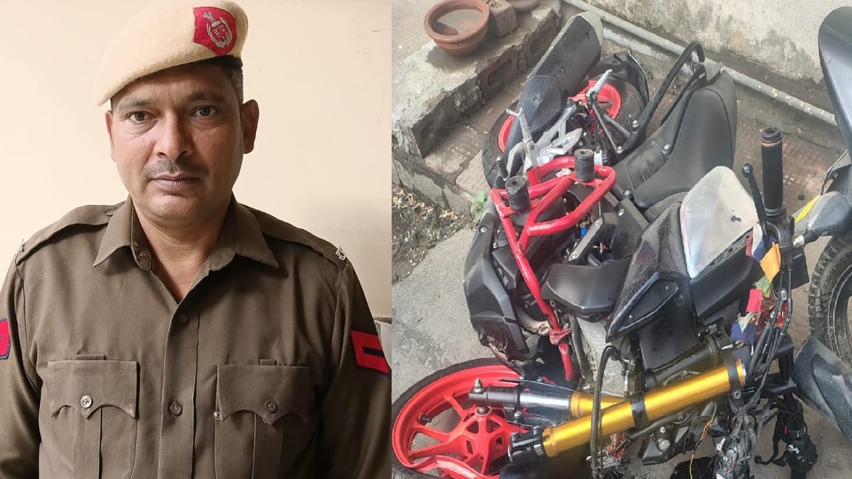 Havoc of Speed in Rohtak: DSP's Gunman Killed in Two-Bike Collision; Narendra Was Returning Home After Duty