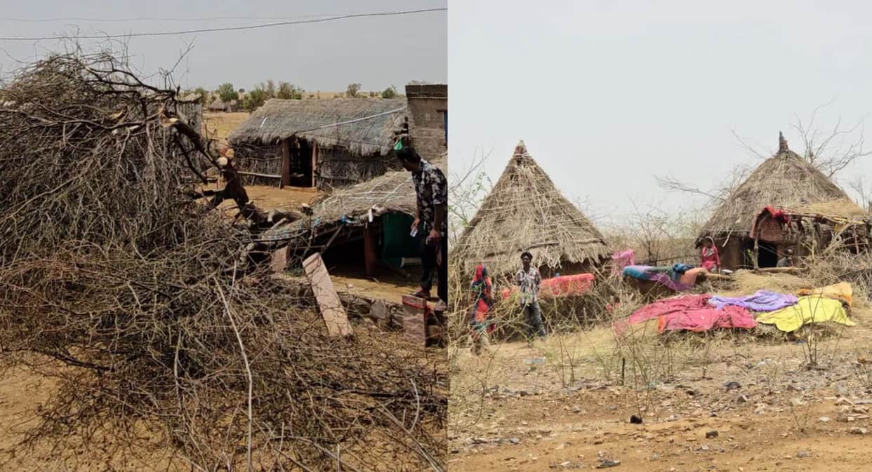 Rajasthan Weather Massive Storm Triggers Destruction in Barmer Three Dead