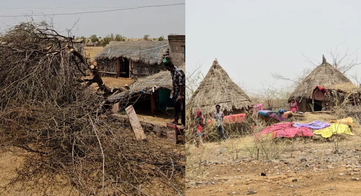 Rajasthan Weather Massive Storm Triggers Destruction in Barmer Three Dead