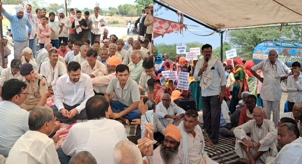 Kotputli Mining Dispute Villagers Resume Protest After Violent Clash Gunfire Allegations Trigger Tension