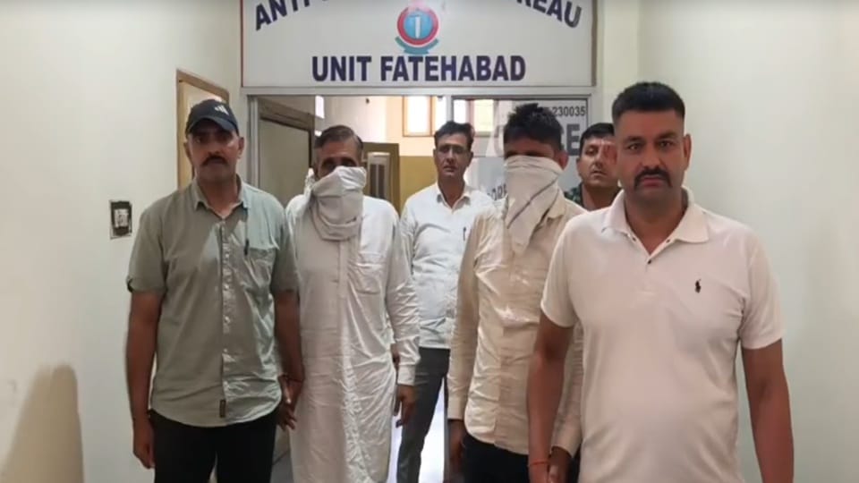 Sales Tax Department peon and driver arrested