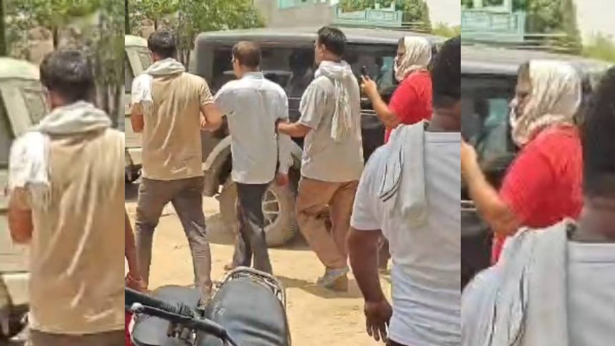 Ayodhya: Anti-corruption team arrested the accountant, creating a stir in the tehsil premises.