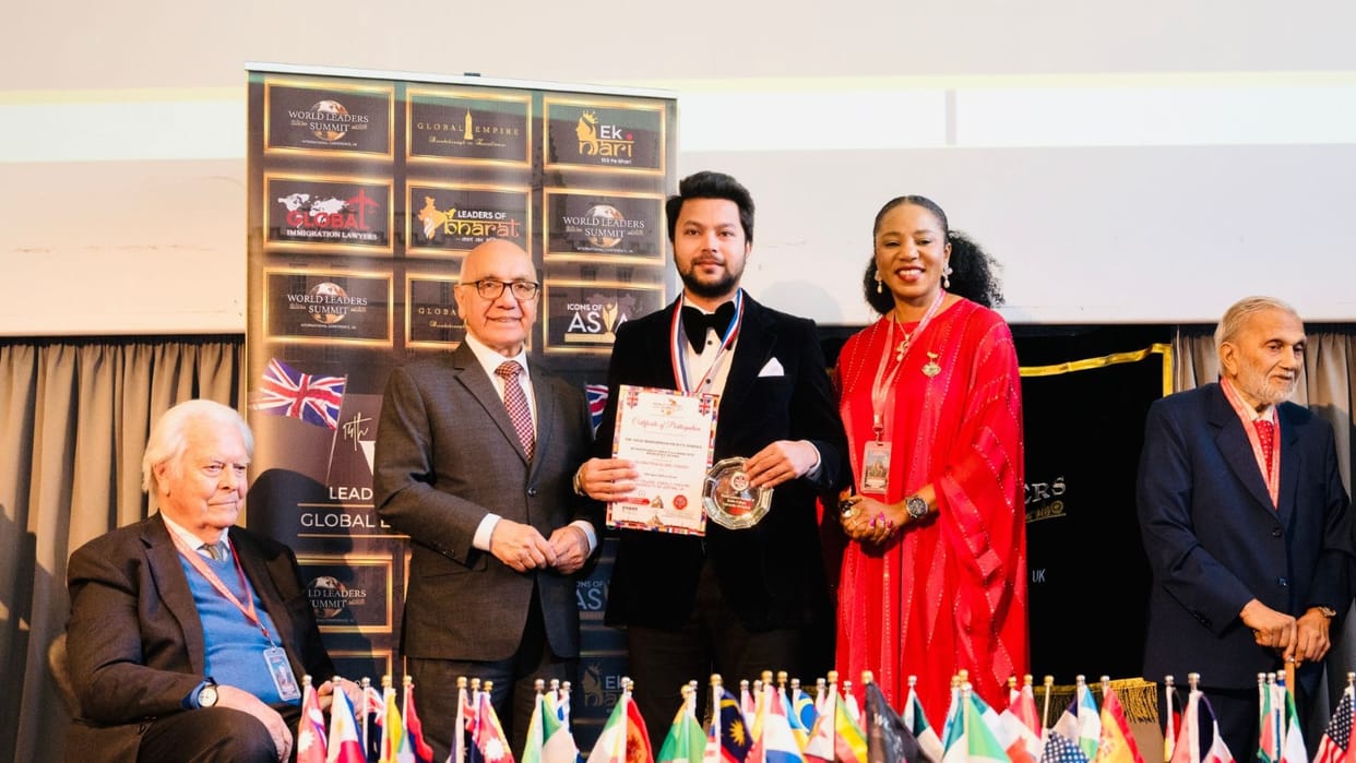 Bhopal News: Bhopal Youth Shines at Oxford University; Saud Hasan Receives International Honor