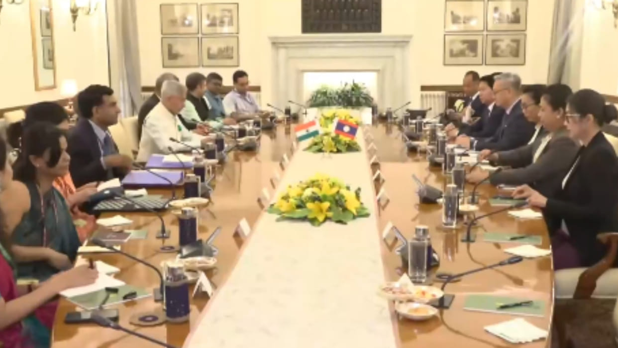 s jaishankar holds talks with laos deputy PM india laos relations strategic partnership were discussed