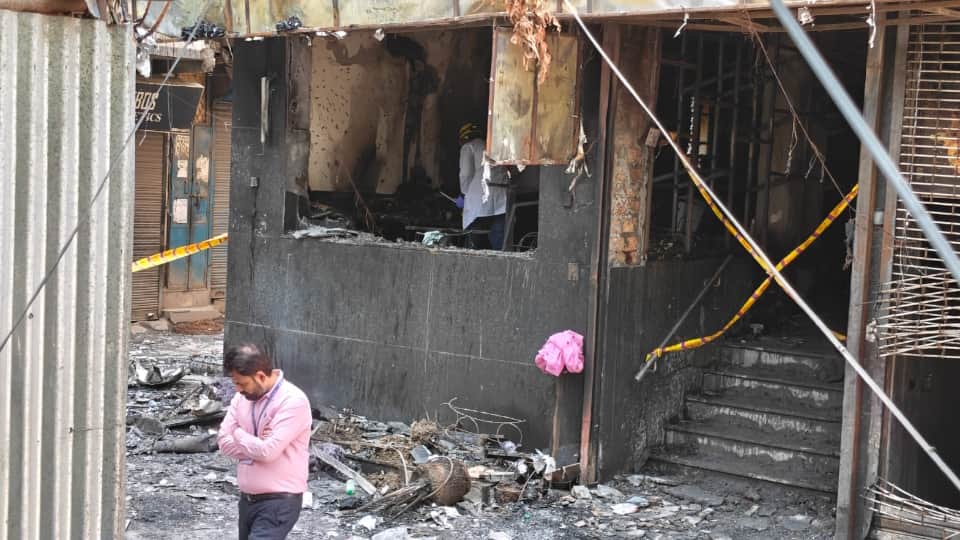 Delhi Fire News Fear and anxiety still linger in the area after the incident