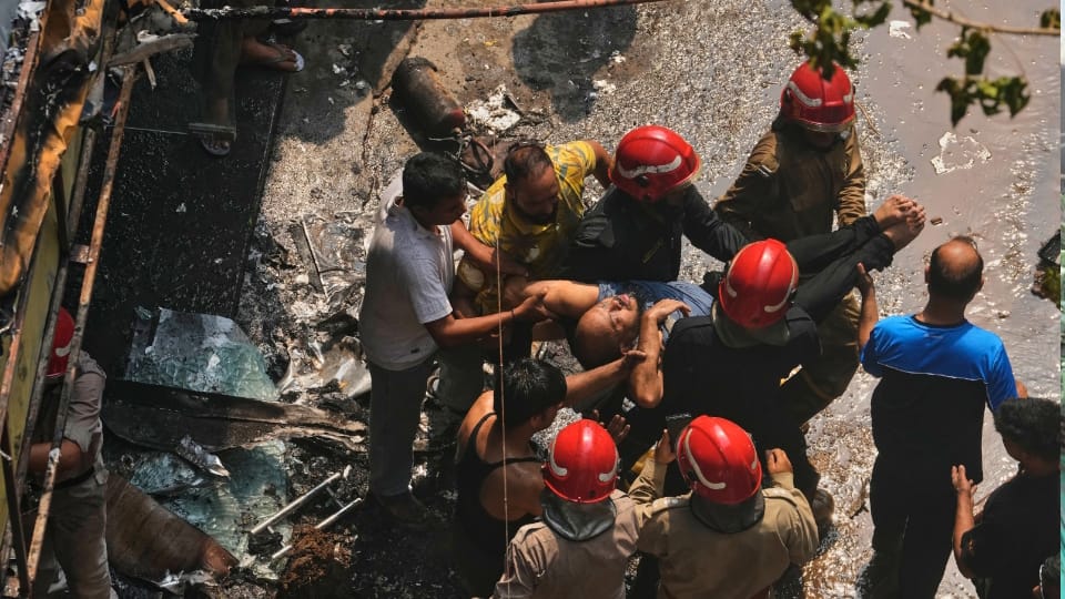 Delhi Fire A 25-Room Death Hotel Operating Under Tea-Selling Permit Completely Unrecorded in MCD Records