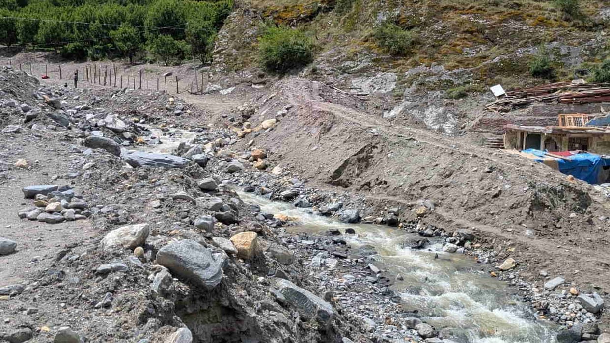 Uttarkashi if Kheer Ganga overflows a major disaster could strike Dharali during the monsoon season