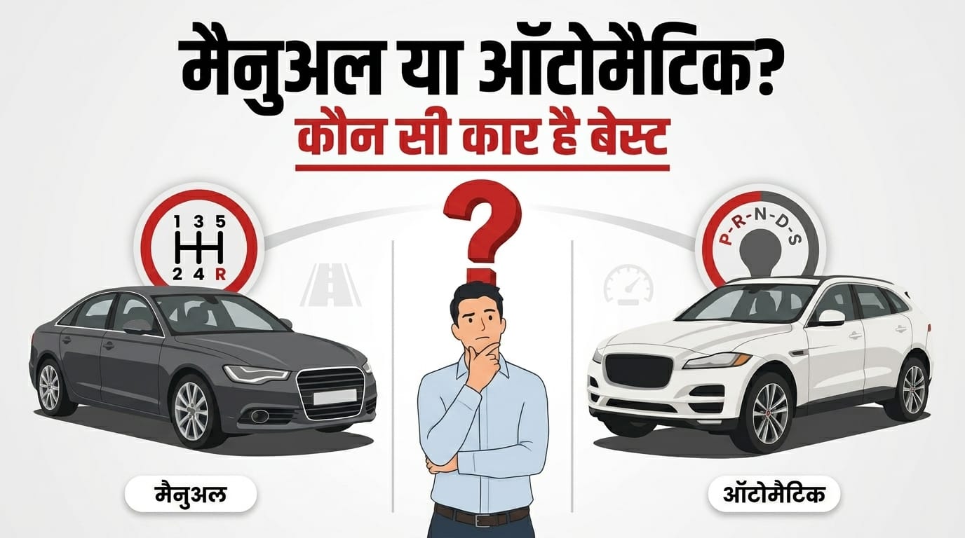 मैनुअल Vs ऑटोमैटिक कार:कौन सी चुनें? जानें फर्क, फायदे और सही विकल्प ...